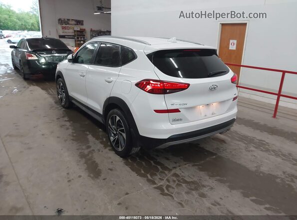 KM8J3CAL9MU286026 2021 HYUNDAI TUCSON Белый Задняя левая четверть