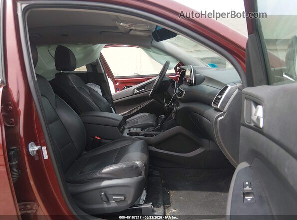 KM8J3CALXKU034458 2019 HYUNDAI TUCSON Red წინა სალონის ხედი