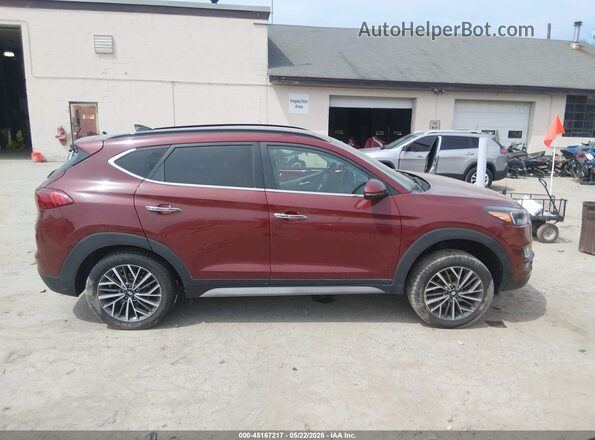 KM8J3CALXKU034458 2019 HYUNDAI TUCSON Red სალონის 360-გრადუსიანი ხედი