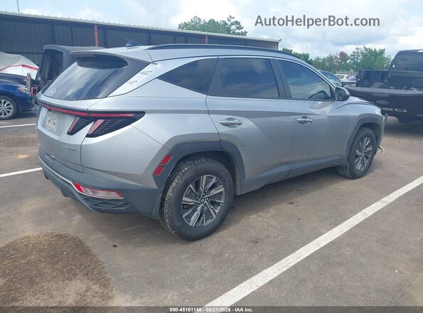 KM8JBCA19NU076674 2022 HYUNDAI TUCSON HYBRID Silver Задня права чверть