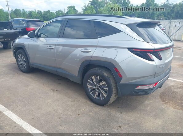KM8JBCA19NU076674 2022 HYUNDAI TUCSON HYBRID Silver Задня ліва чверть