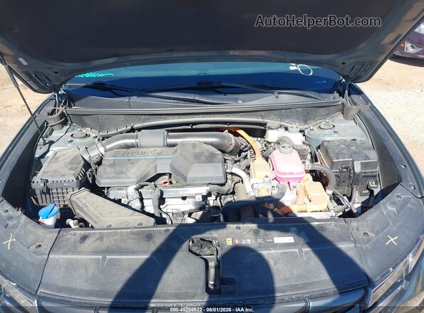 KM8JBCD10RU214541 2024 HYUNDAI TUCSON HYBRID Gray Rear view