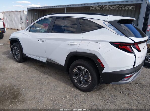 KM8JBDD13SU346334 2025 HYUNDAI TUCSON HYBRID White Trasero izquierdo