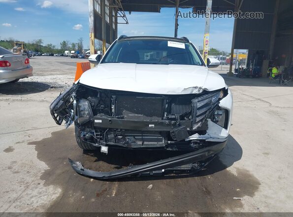 KM8JCCD13RU220511 2024 HYUNDAI TUCSON HYBRID White წინა ხედი