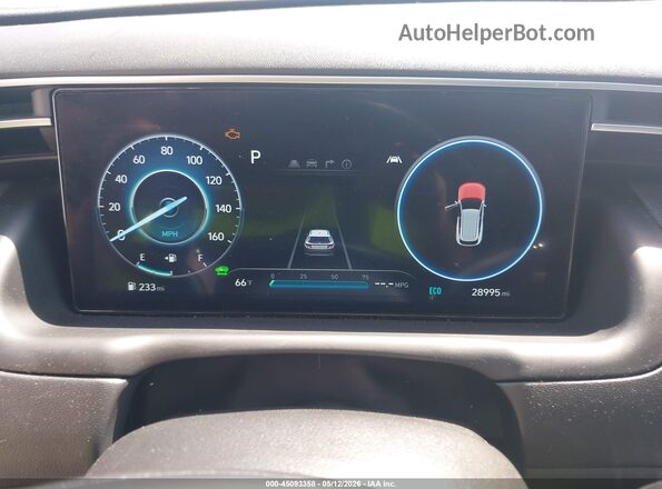 KM8JCCD13RU220511 2024 HYUNDAI TUCSON HYBRID White უკანა სავარძლების ხედი