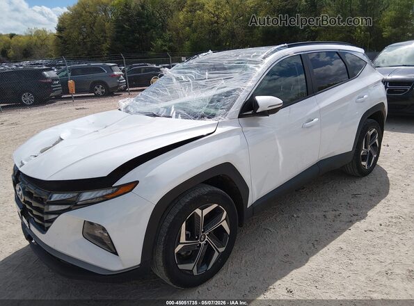 KM8JCCD17RU179817 2024 HYUNDAI TUCSON HYBRID Белый Передняя левая четверть