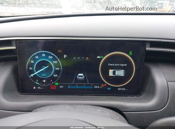 KM8JCCD17RU185519 2024 HYUNDAI TUCSON HYBRID Серый Вид задних сидений