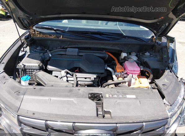 KM8JCCD17RU238767 2024 HYUNDAI TUCSON HYBRID Green უკანა ხედი