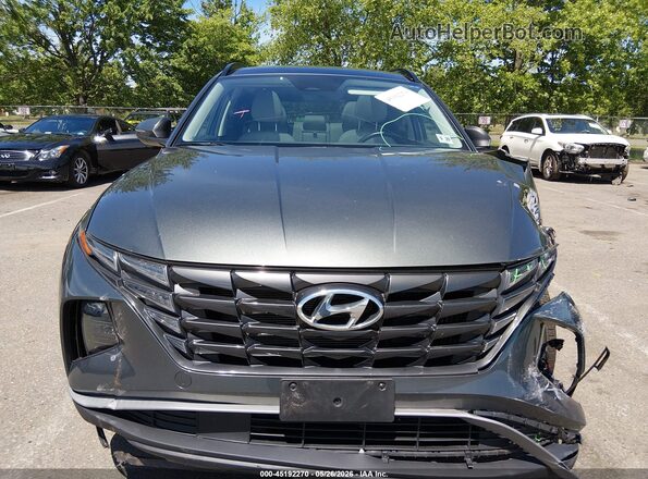 KM8JCCD17RU238767 2024 HYUNDAI TUCSON HYBRID Green ხელსაწყოთა პანელის ხედი
