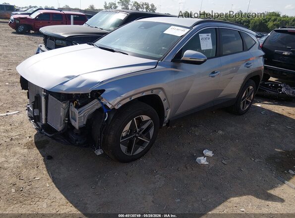 KM8JCDD14TU431052 2026 HYUNDAI TUCSON HYBRID Gray Առջևի ձախ երեք քառորդ տեսարան