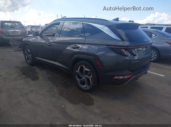 KM8JE3AE4NU053376 2022 HYUNDAI TUCSON Black Trasero izquierdo