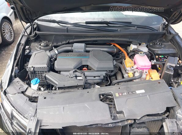KM8JECA18PU094366 2023 HYUNDAI TUCSON HYBRID Black Rear view