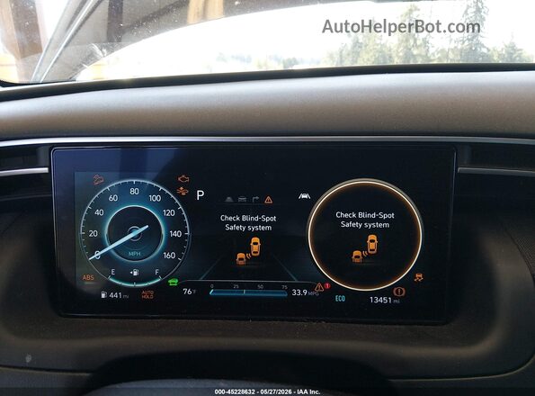 KM8JECD18RU234348 2024 HYUNDAI TUCSON HYBRID Black Հետևի նստատեղերի տեսք