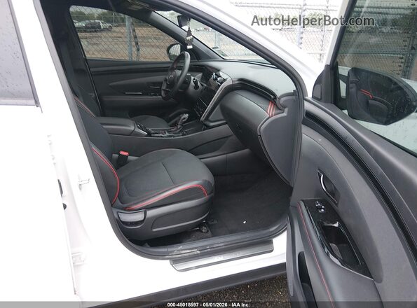 KM8JF3AE2PU205798 2023 HYUNDAI TUCSON White წინა სალონის ხედი