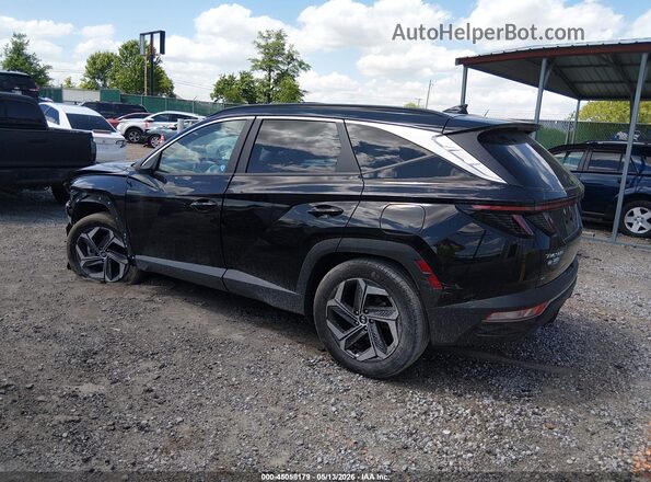 KM8JFCA10NU058763 2022 HYUNDAI TUCSON HYBRID Black Trasero izquierdo