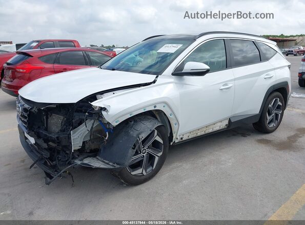 KM8JFCA18PU129193 2023 HYUNDAI TUCSON HYBRID Белый Передняя левая четверть