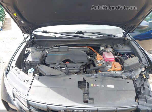 KM8JFCA18PU136385 2023 HYUNDAI TUCSON HYBRID Black Rear view