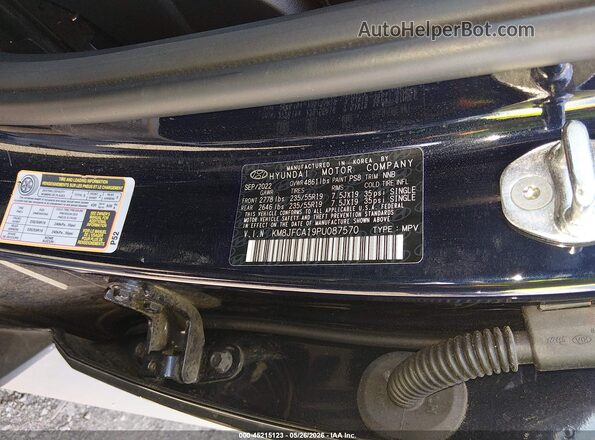 KM8JFCA19PU087570 2023 HYUNDAI TUCSON HYBRID Black 