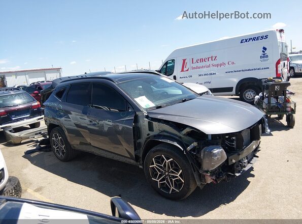 KM8JFCD17RU158070 2024 HYUNDAI TUCSON HYBRID Gray Vista interior de 360 grados