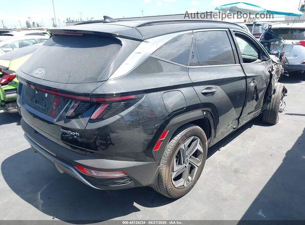 KM8JFDD28RU209073 2024 HYUNDAI TUCSON PLUG-IN HYBRID Black Задня права чверть