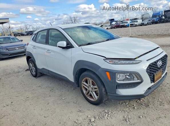 KM8K12AA2KU270945 2019 HYUNDAI KONA White წინა მარჯვენა