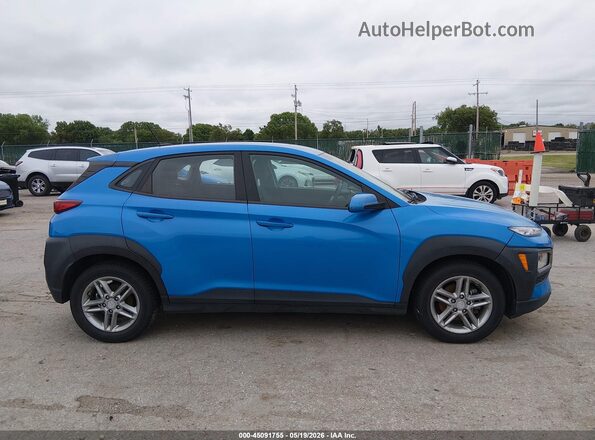 KM8K12AA2LU484108 2020 HYUNDAI KONA Blue Widok wnętrza z tyłu