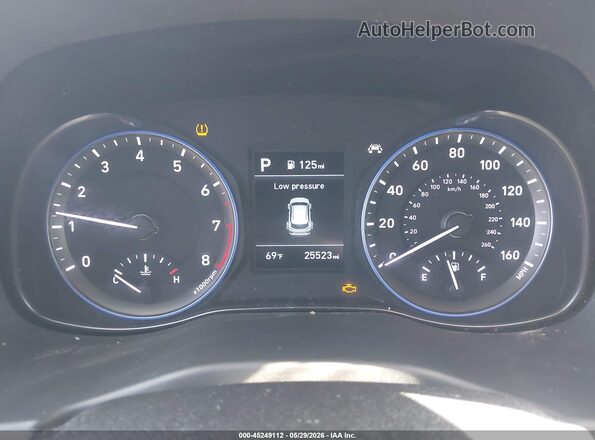 KM8K12AA3LU552030 2020 HYUNDAI KONA Light Blue Հետևի նստատեղերի տեսք