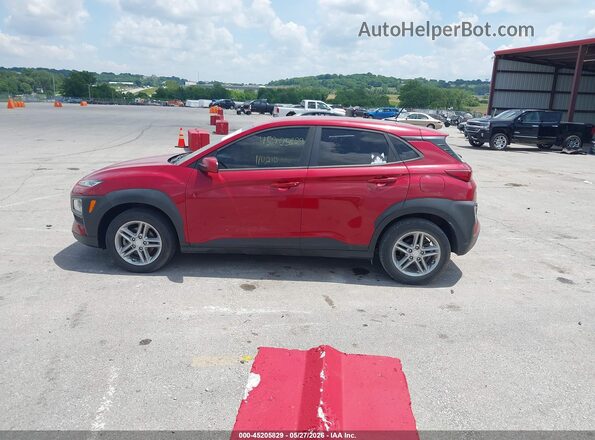 KM8K12AA5KU203434 2019 HYUNDAI KONA Red სალონის 360-გრადუსიანი ხედი