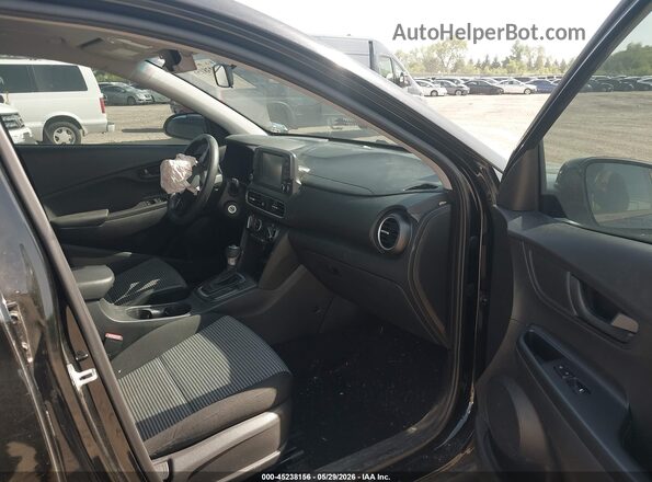 KM8K12AA8JU100927 2018 HYUNDAI KONA Black Front interior view