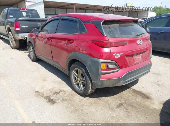 KM8K12AA8LU483996 2020 HYUNDAI KONA Red Trasero izquierdo