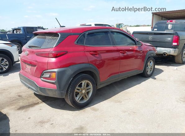 KM8K12AA8LU483996 2020 HYUNDAI KONA Red Trasero derecho