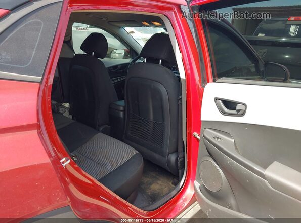 KM8K12AA8LU483996 2020 HYUNDAI KONA Red Vista de la etiqueta del VIN