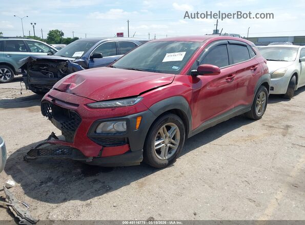 KM8K12AA8LU483996 2020 HYUNDAI KONA Red Vista tres cuartos delantera izquierda
