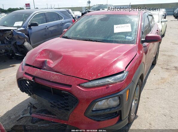 KM8K12AA8LU483996 2020 HYUNDAI KONA Red Vista del cuadro de instrumentos