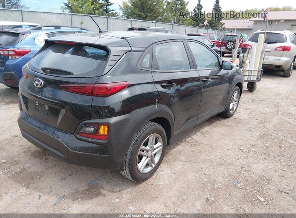 KM8K12AA9LU583833 2020 HYUNDAI KONA Черный Задняя правая четверть