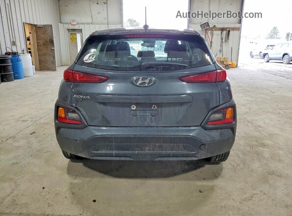KM8K12AAXMU643183 2021 HYUNDAI KONA Gray უკანა ხედი