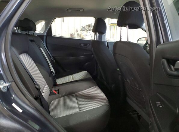 KM8K12AAXMU643183 2021 HYUNDAI KONA Gray უკანა სავარძლების ხედი