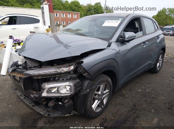 KM8K12AAXMU645841 2021 HYUNDAI KONA Gray Передня ліва чверть