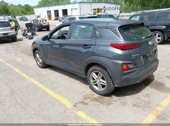KM8K1CAA0JU072269 2018 HYUNDAI KONA Gray Trasero izquierdo
