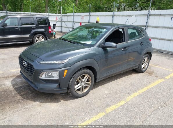KM8K1CAA0JU072269 2018 HYUNDAI KONA Gray Vista tres cuartos delantera izquierda
