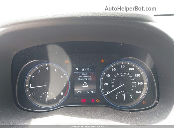 KM8K1CAA0JU072269 2018 HYUNDAI KONA Gray Vista de los asientos traseros