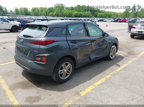 KM8K1CAA0JU072269 2018 HYUNDAI KONA Gray Trasero derecho