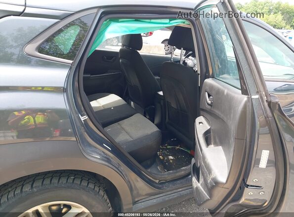 KM8K1CAA0JU072269 2018 HYUNDAI KONA Gray Vista de la etiqueta del VIN
