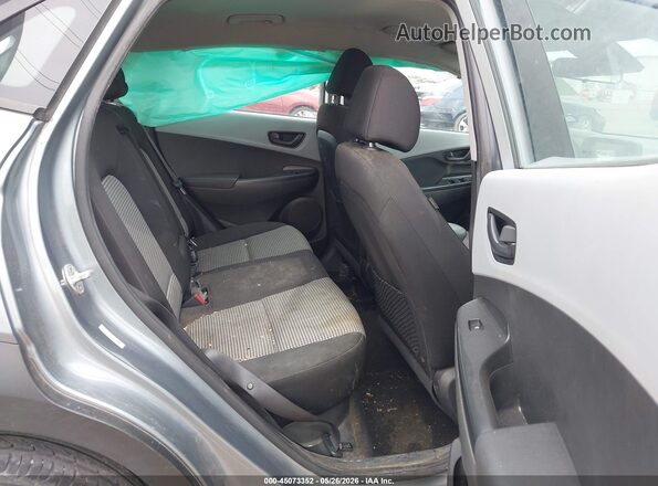 KM8K1CAA2MU644480 2021 HYUNDAI KONA Gray VIN კოდის სტიკერის ხედი