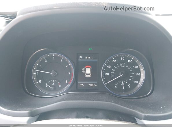 KM8K1CAA2MU704581 2021 HYUNDAI KONA Gray Widok tylnych siedzeń