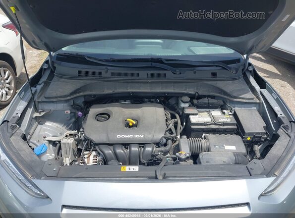 KM8K1CAA2MU704581 2021 HYUNDAI KONA Gray Widok z tyłu