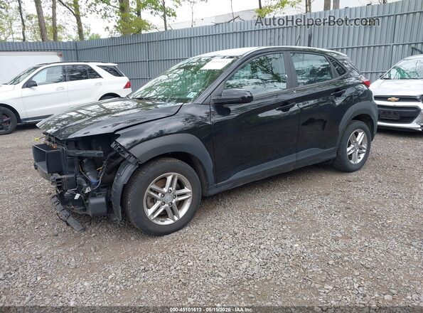 KM8K1CAA5MU709595 2021 HYUNDAI KONA Черный Передняя левая четверть