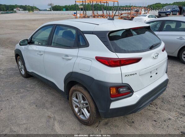 KM8K1CAA6JU077041 2018 HYUNDAI KONA White უკანა მარცხენა