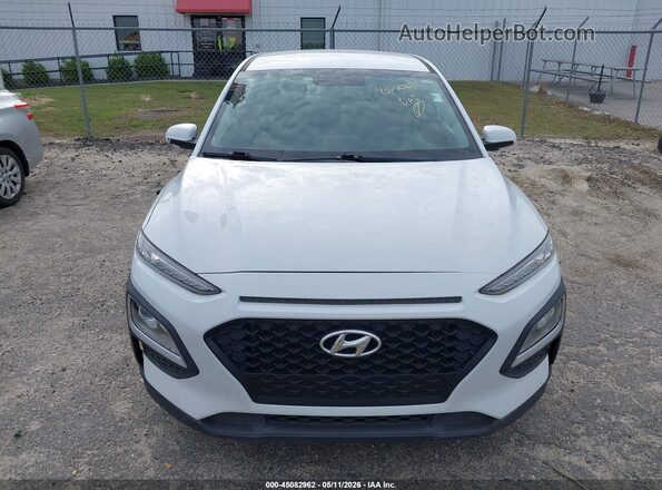 KM8K1CAA6JU077041 2018 HYUNDAI KONA White წინა ხედი