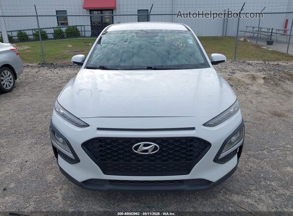 KM8K1CAA6JU077041 2018 HYUNDAI KONA White ხელსაწყოთა პანელის ხედი